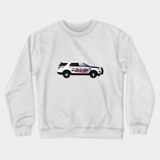 Yorktown NY Police Car Crewneck Sweatshirt